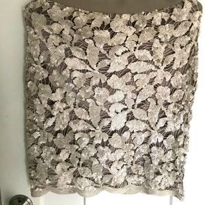 Knee length sequin skit